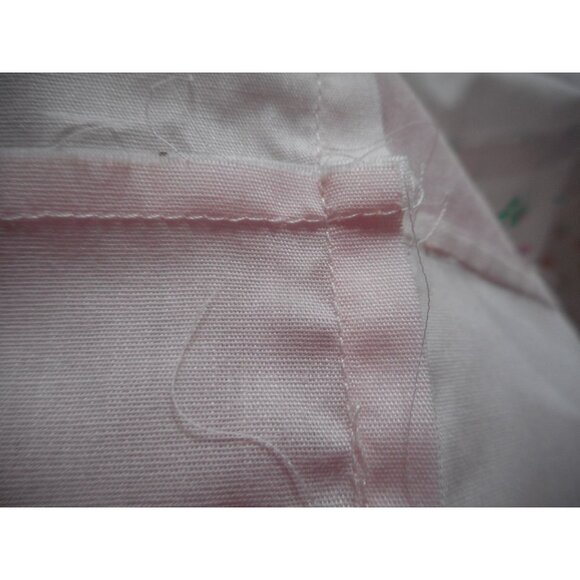 Floral patchwork Quilt top Quilted square Estate find  80 x 40 " - Picture 7 of 9